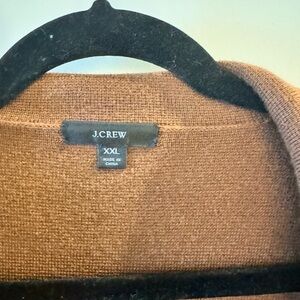 J. Crew Warm Brown Knit Sweater blazer XXL